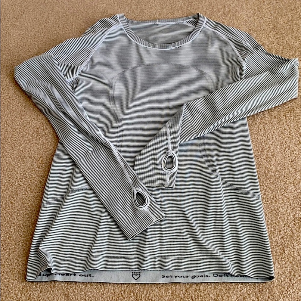 Lululemon long sleeve running shirt